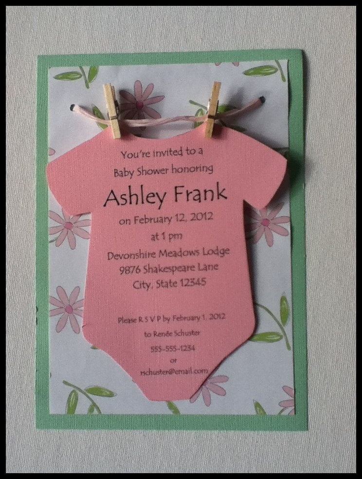 Baby Shower Invitations Ideas For Girls FREE Printable Baby Shower 