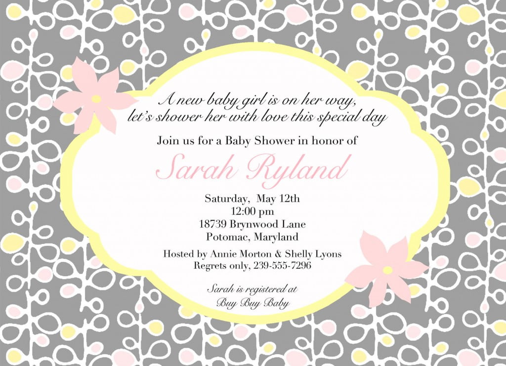 How To Send Out Baby Shower Invitations