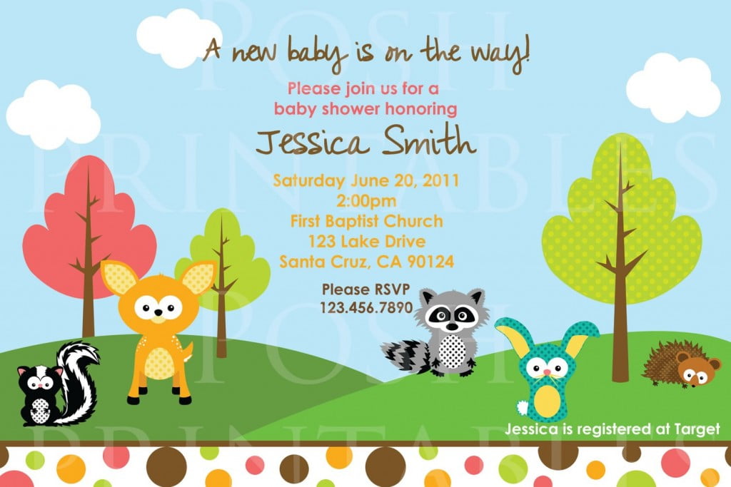 Animal Baby Shower Invitations | FREE Printable Baby Shower Invitations ...