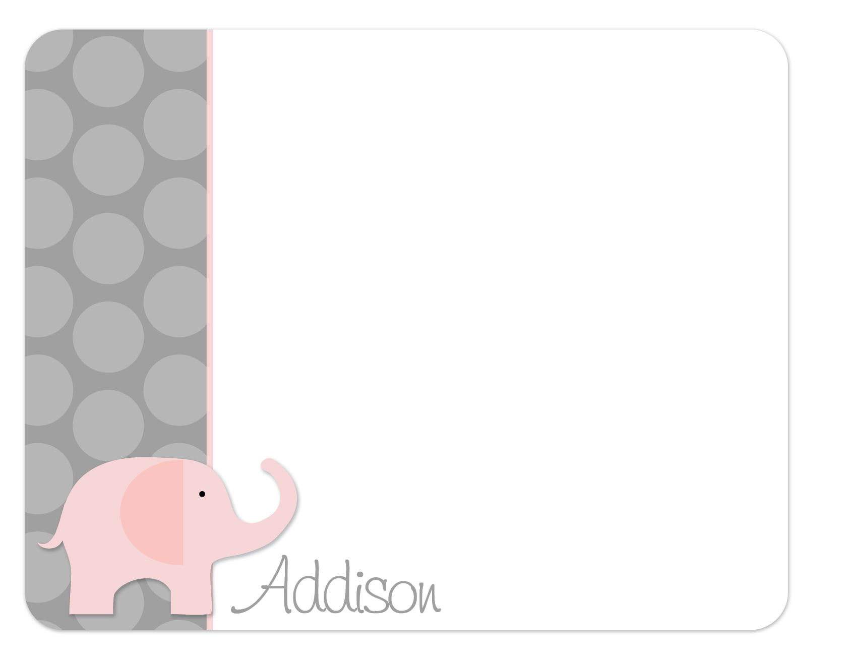 Blue Elephant Baby Shower Invitation Template