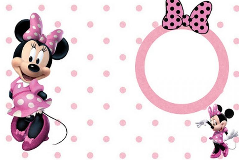 Free Printable Minnie Mouse Baby Shower Invitation Template | Beeshower