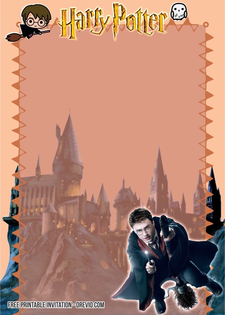 Harry Potter Printable Invitation Templates Free PDF Template