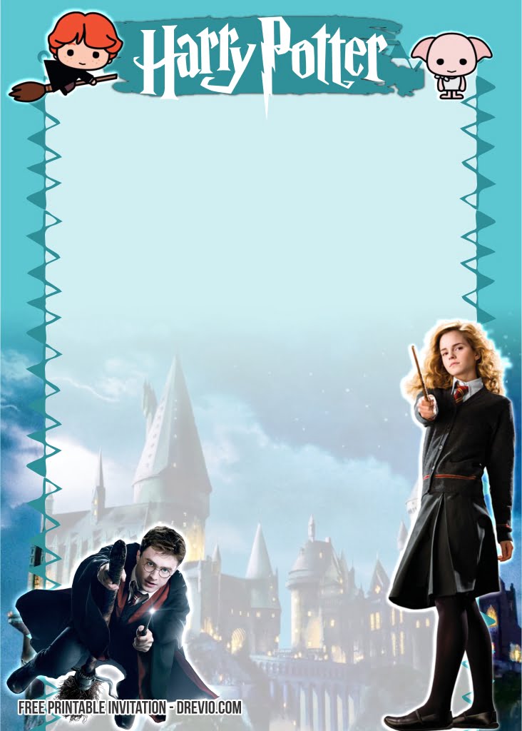 FREE Harry Potter Baby Shower Invitation Templates | FREE Printable ...