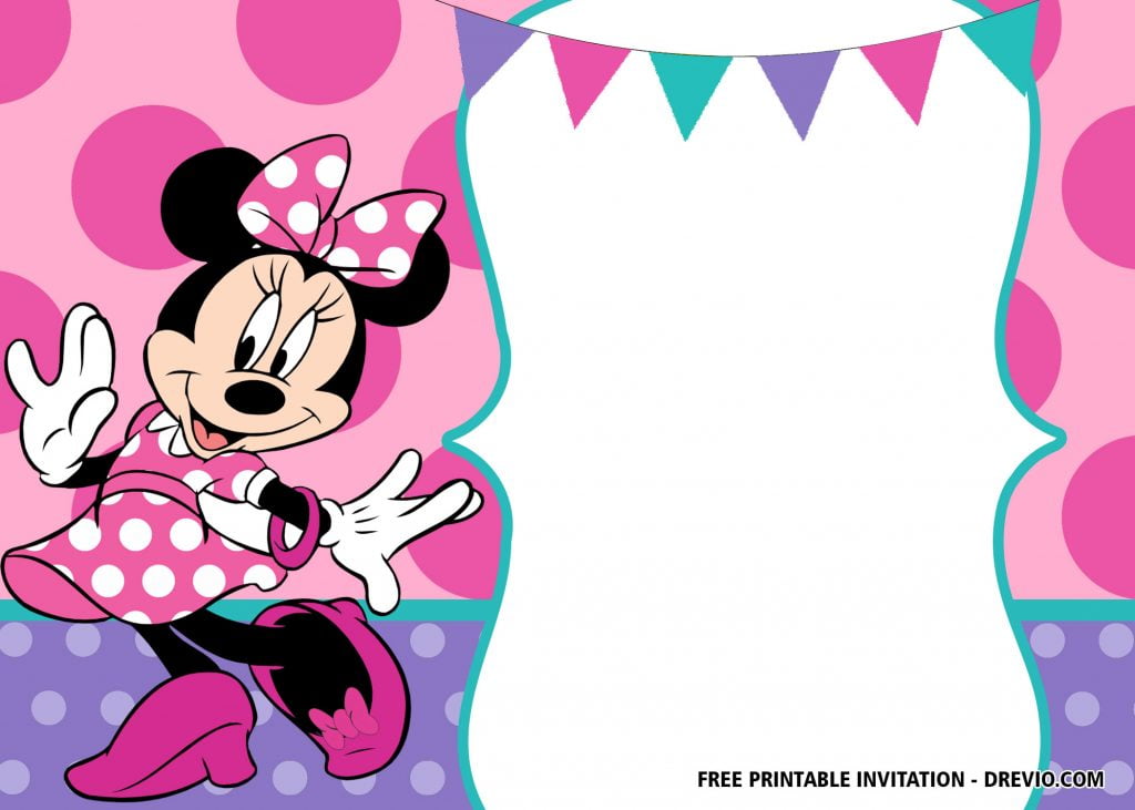 FREE Minnie Mouse Baby Shower Invitation Templates | FREE Printable ...