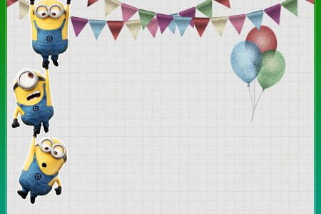 minion baby shower invitations