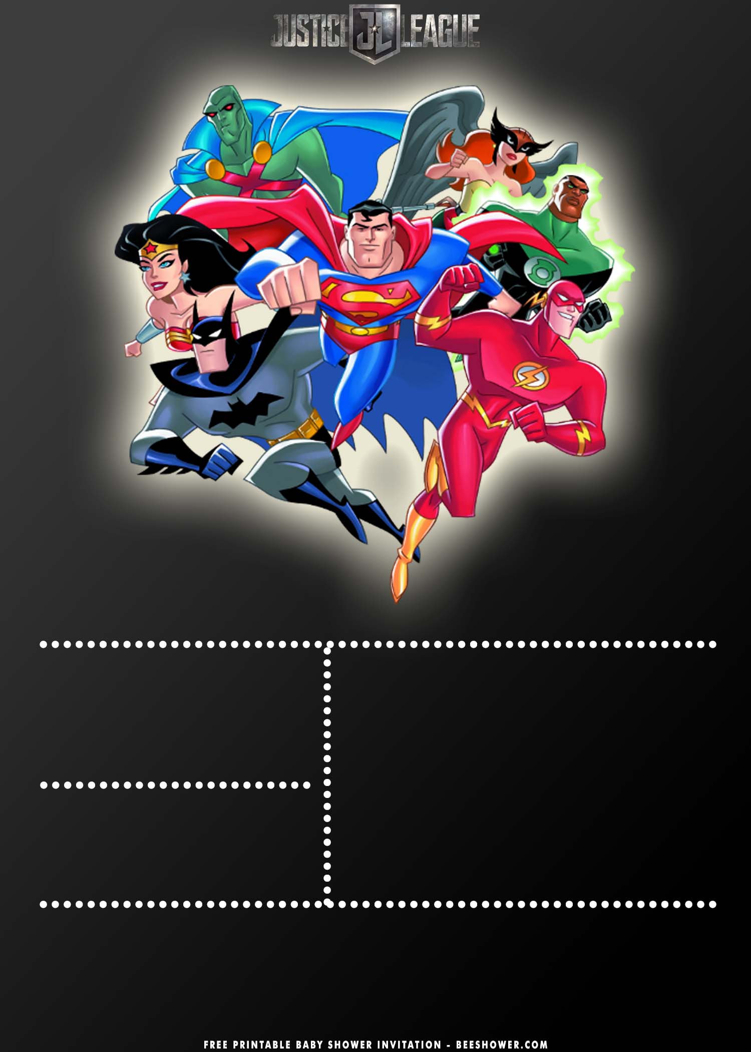 superman baby shower invitations