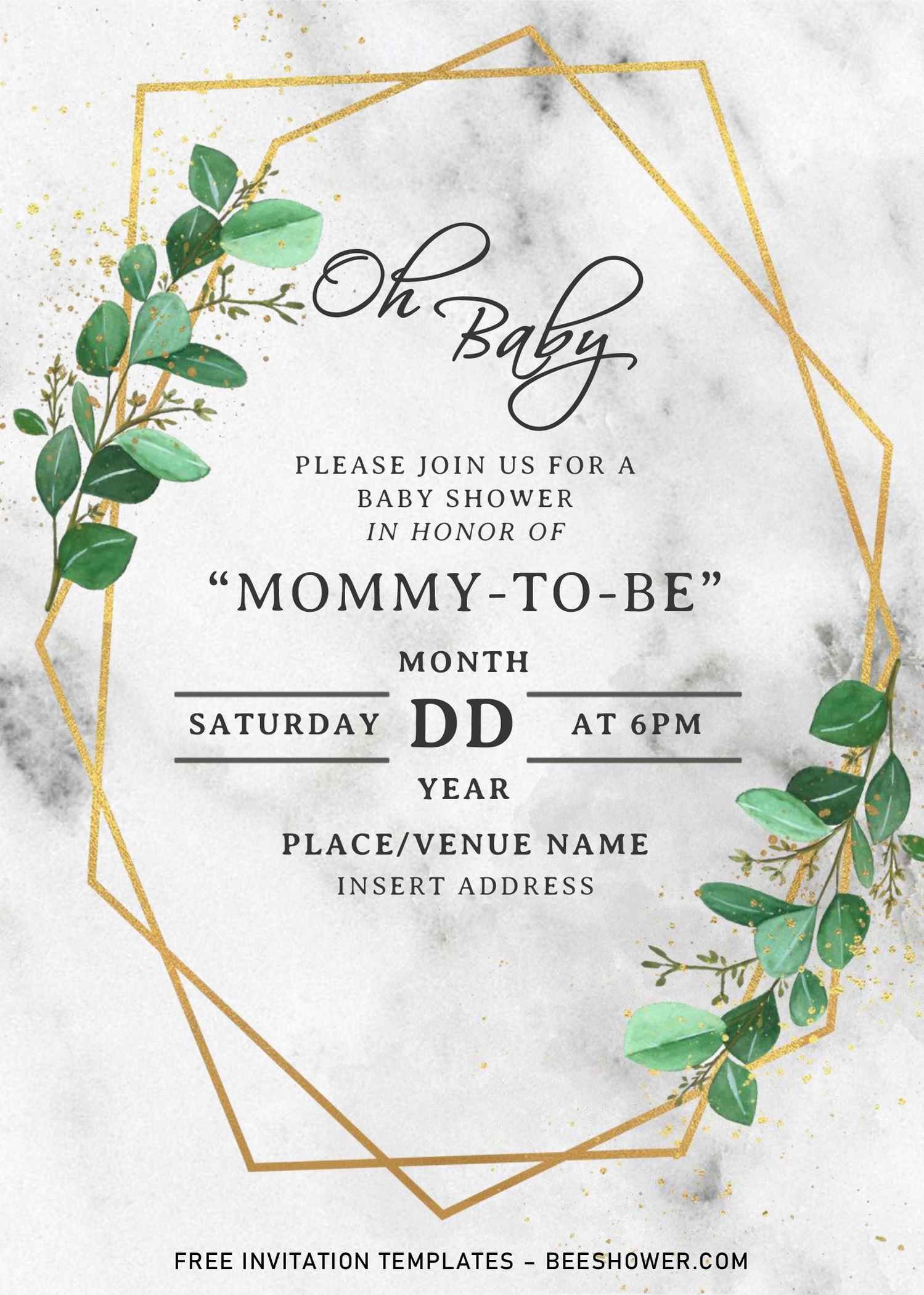 Free Online Printable Wedding Invitations Cards For Baby Shower